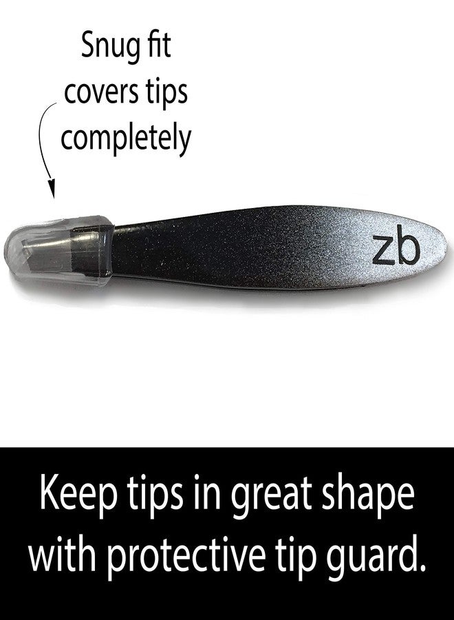 Zizzili Basics Mini Slant Tweezers - Best Tweezers for Eyebrow, Facial Hair Removal and your Precision Needs (Midnight Ombre) - Image 5